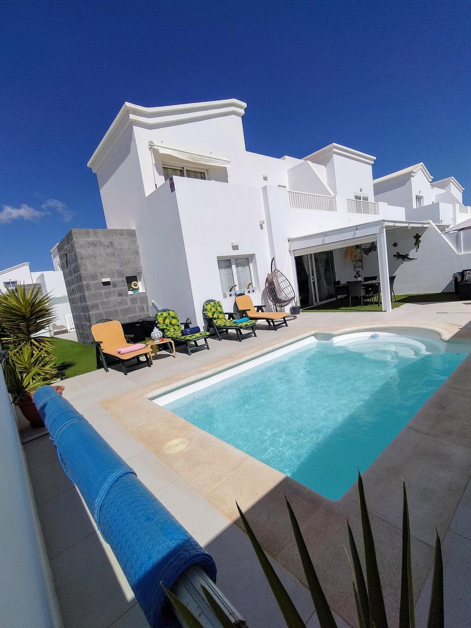 Lovely Villa Agua & Fuego,Heated Pool Playa Blanca  Eksteriør bilde