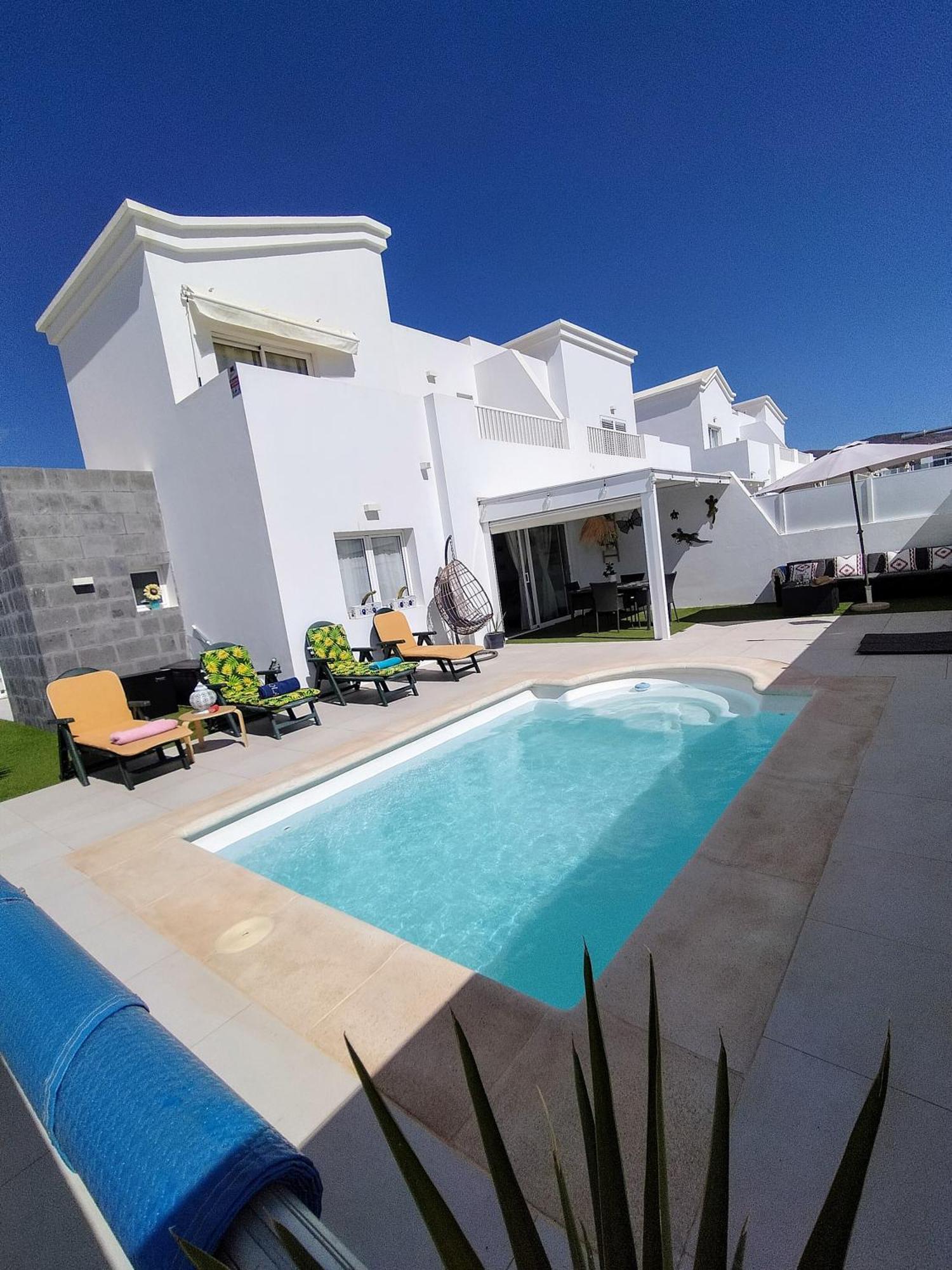 Lovely Villa Agua & Fuego,Heated Pool Playa Blanca  Eksteriør bilde